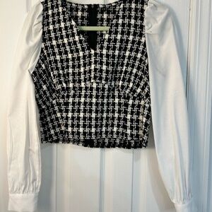 Luxury Inspired Tweed Blouse